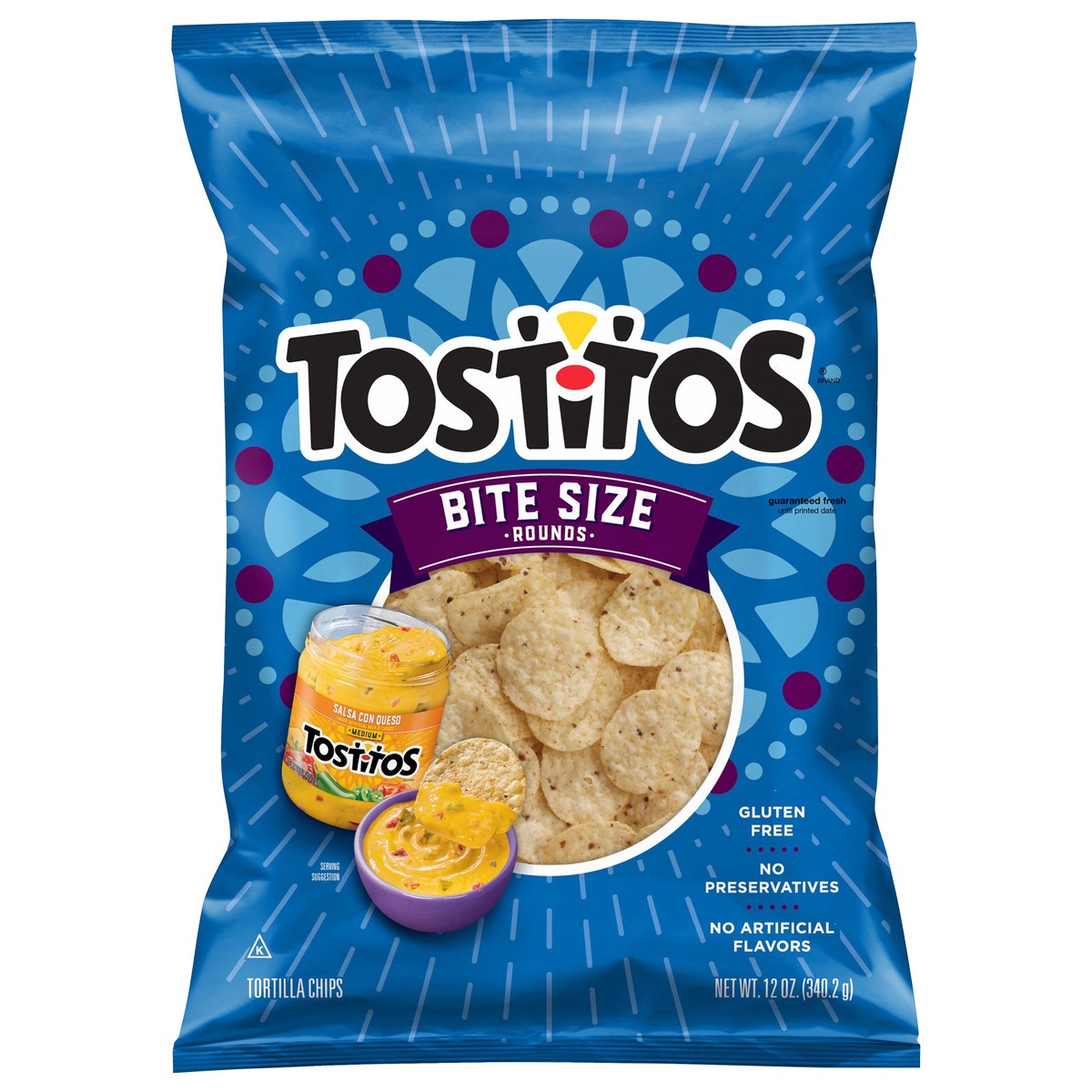 slide 1 of 9, Tostitos Bite Size Tortilla Chips Rounds - 12 oz, 12 oz