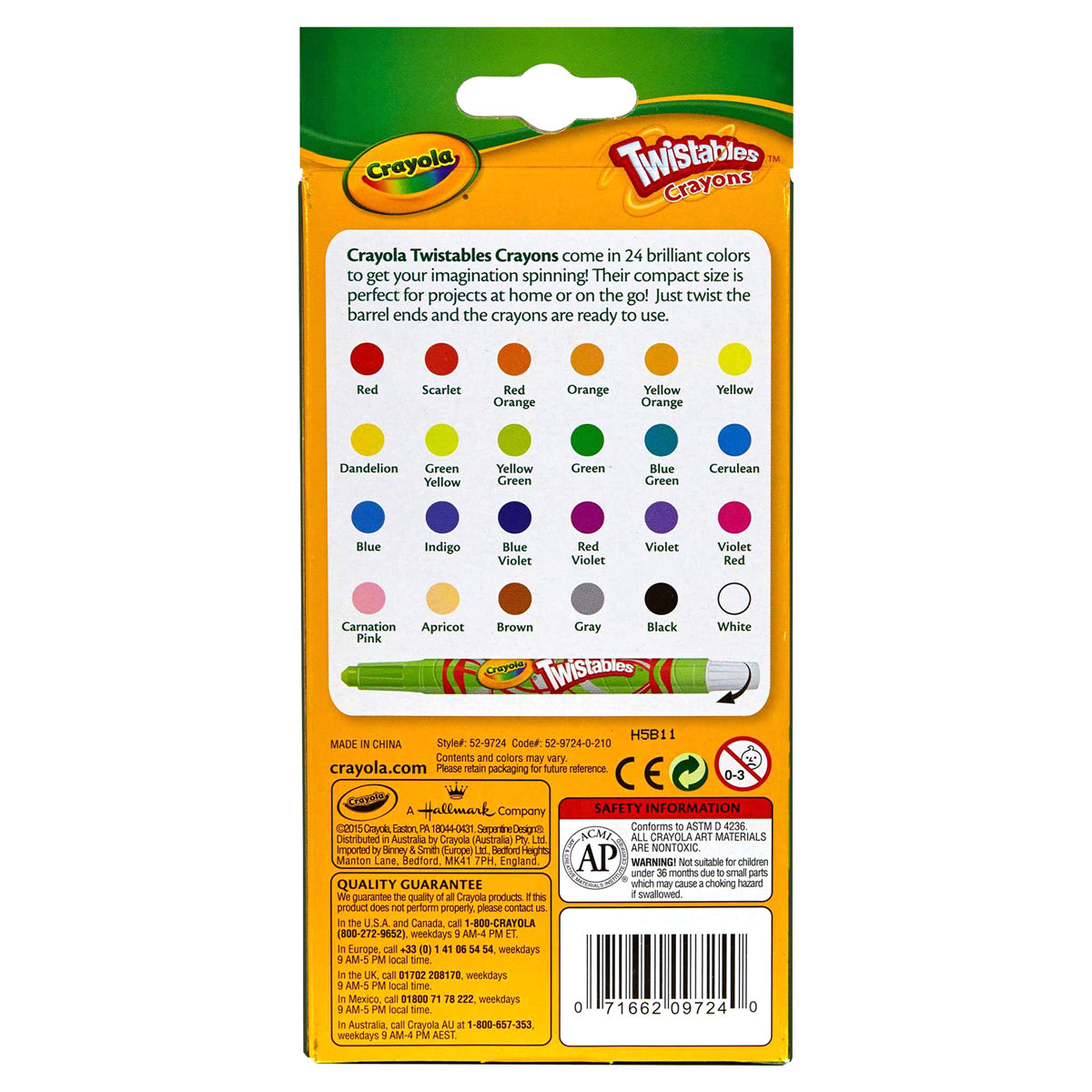 slide 5 of 9, Crayola 24ct Mini Twistables Crayons, 24 ct