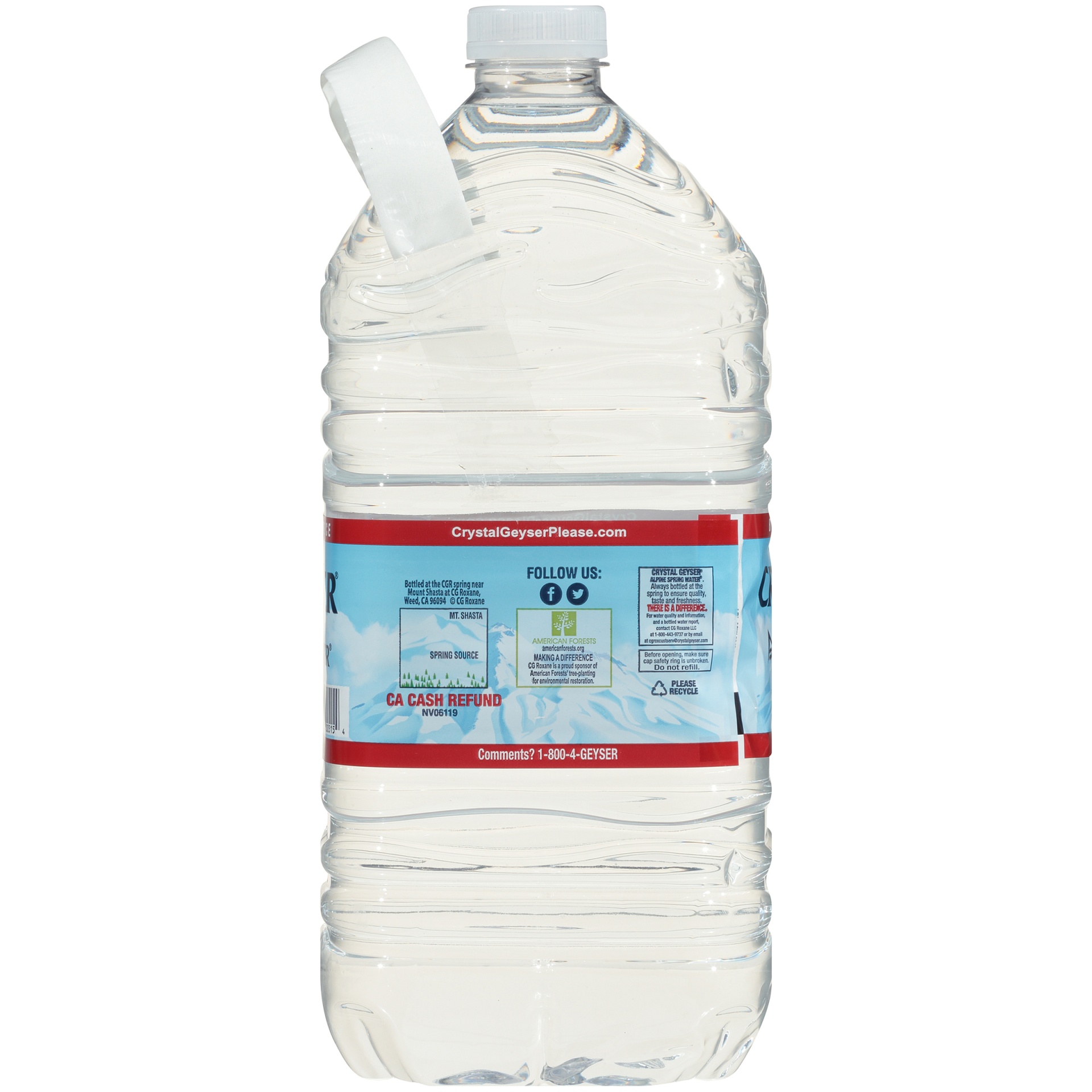 slide 5 of 7, Crystal Geyser® Alpine spring water, 128 fl oz