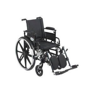 slide 1 of 1, Drive Medical Viper Plus Gt Wheelchair Flip Back Removable Adjustable Desk Arm Leg Rest, 18'', 1 ct