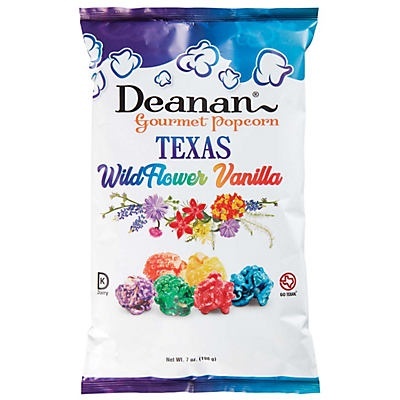 slide 1 of 1, Deanan Texas Wildflower Vanilla Gourmet Popcorn, 7 oz