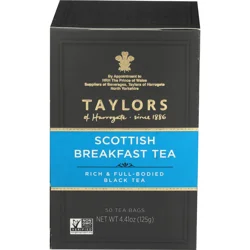 Taylors of Harrogate Scottish Breakfast Tea 50 Tea Bags