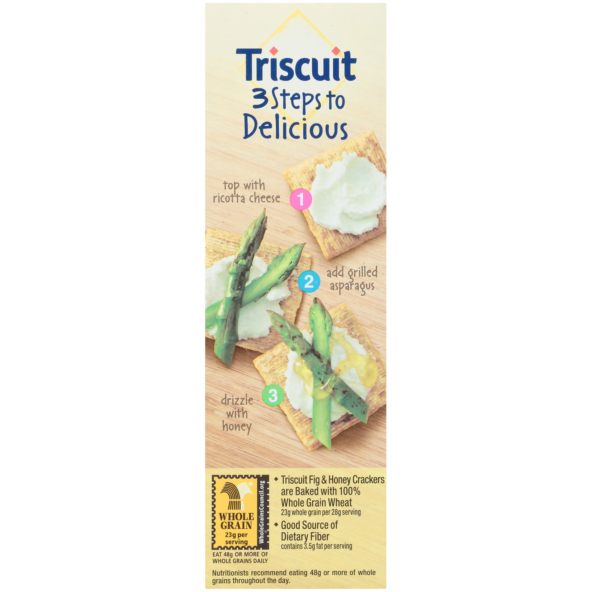 slide 4 of 8, Triscuit Fig & Honey Crackers, 8.5 oz