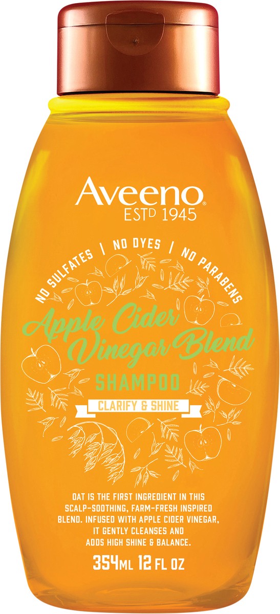 slide 5 of 7, Aveeno Scalp Soothing Apple Cider Vinegar Blend Shampoo, 12 Fl. Oz, 354 ml