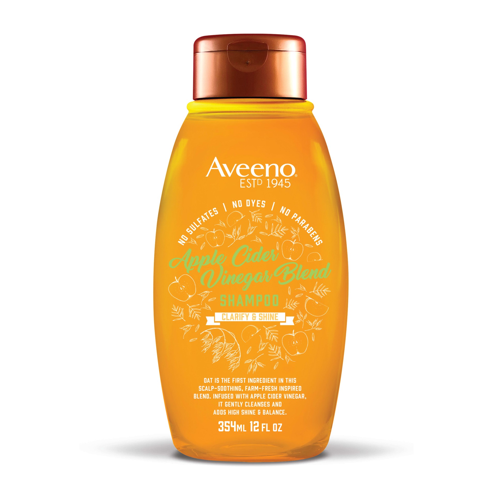 slide 1 of 7, Aveeno Scalp Soothing Apple Cider Vinegar Blend Shampoo, 12 Fl. Oz, 354 ml