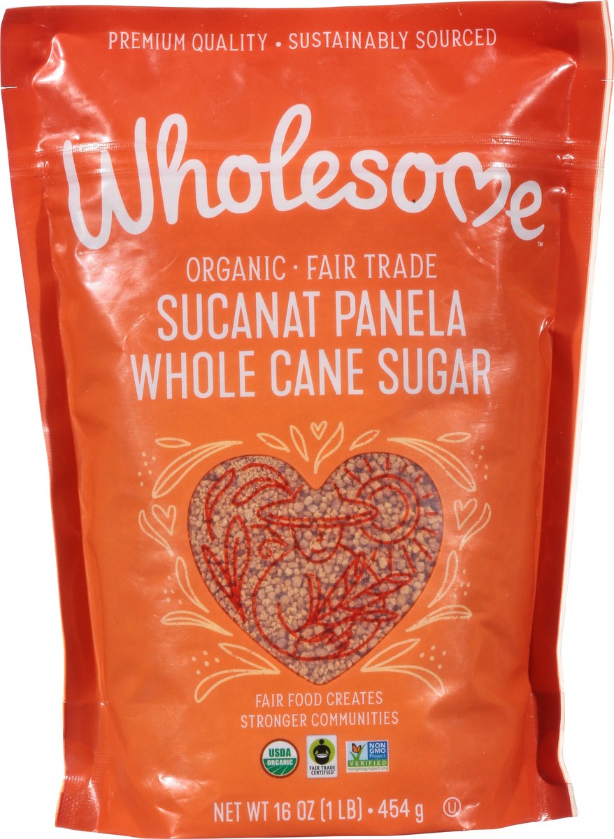 slide 6 of 13, Wholesome Sucanat Grain Cane Natural Sugar 0%, 1 lb