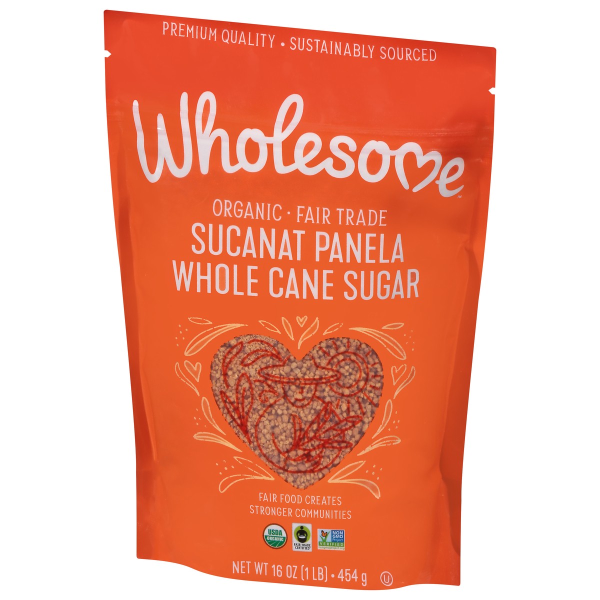 slide 3 of 13, Wholesome Sucanat Grain Cane Natural Sugar 0%, 1 lb