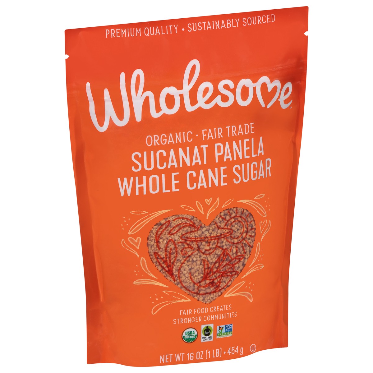 slide 4 of 13, Wholesome Sucanat Grain Cane Natural Sugar 0%, 1 lb