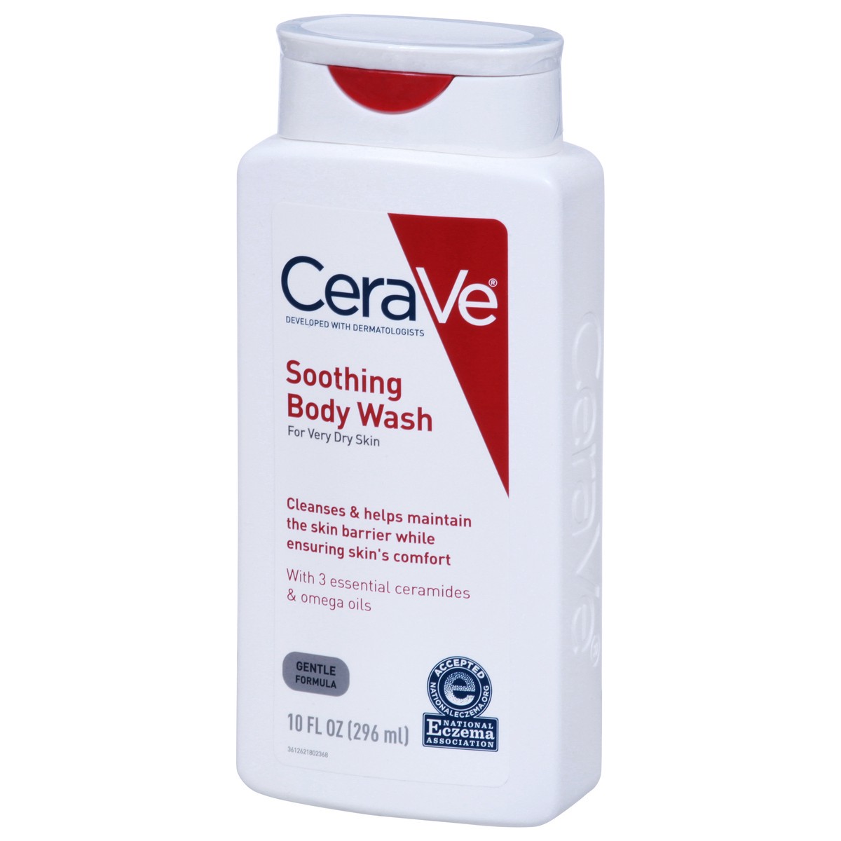 slide 3 of 9, CeraVe Soothing Body Wash 10 fl oz, 10 fl oz