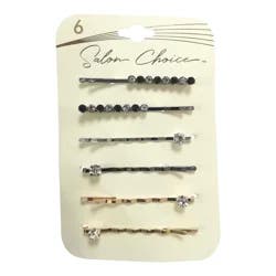 Salon Choice Assorted Fashion Faux Stone Bobby Pins