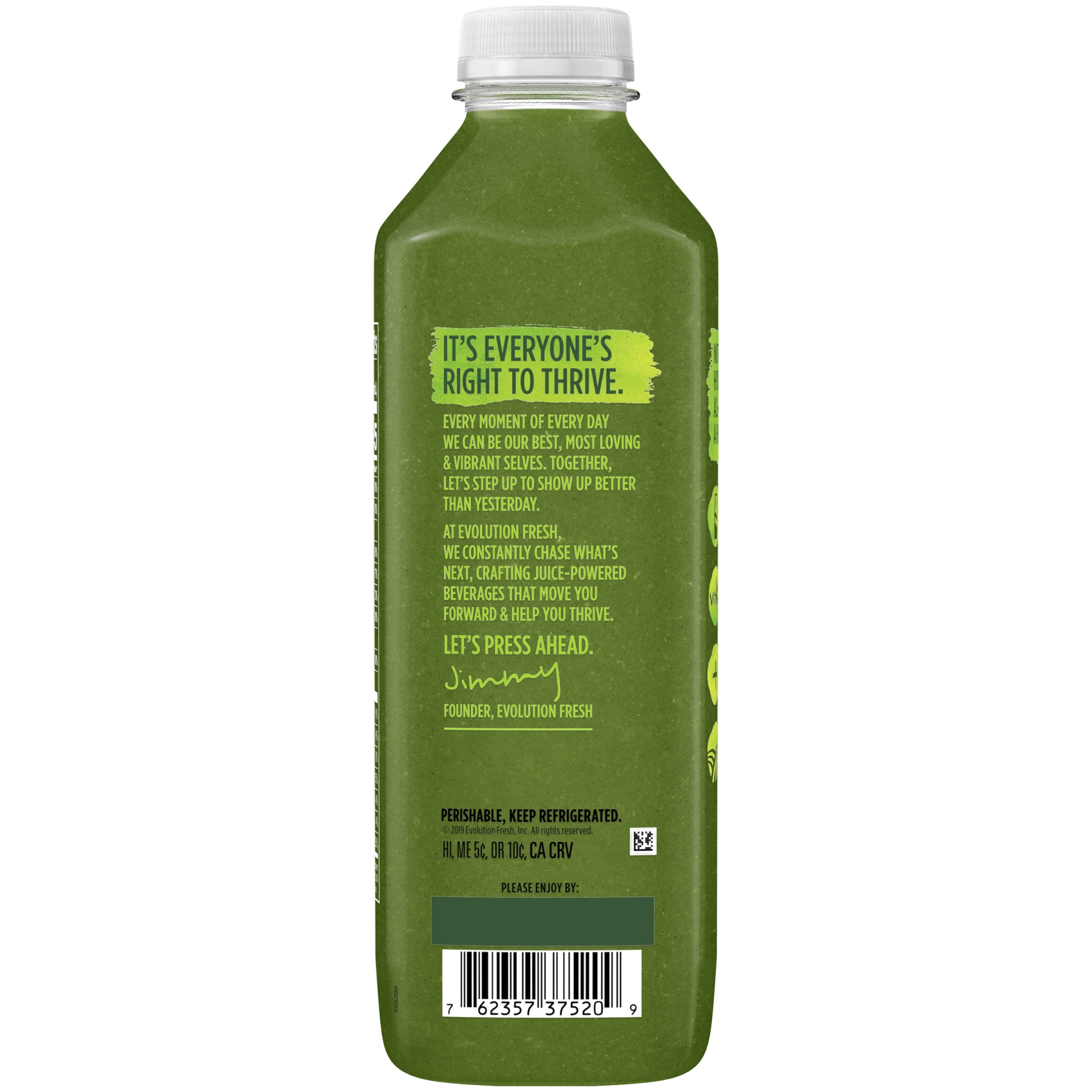 slide 2 of 6, Evolution Fresh Organic Cold-Pressed Essential Greens Juice Blend 32 oz, 