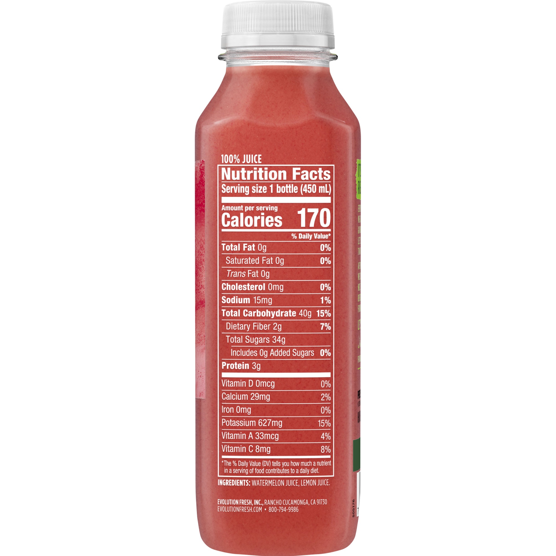 slide 5 of 6, Evolution Fresh Mighty Watermelon Cold-Pressed Juice 15.2 oz, 15.2 fl oz