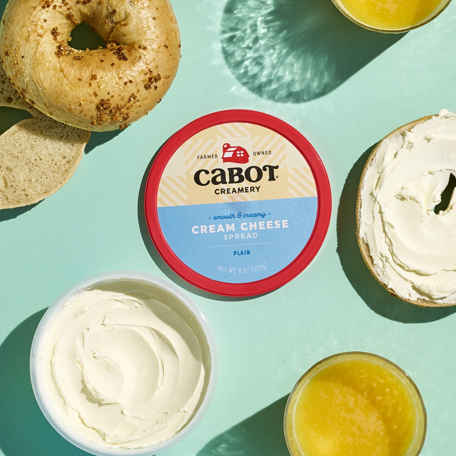 slide 5 of 5, 8Oz Cream Cheese Tub, 8 oz