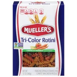 Mueller's Tri-Color Rotini 12 oz