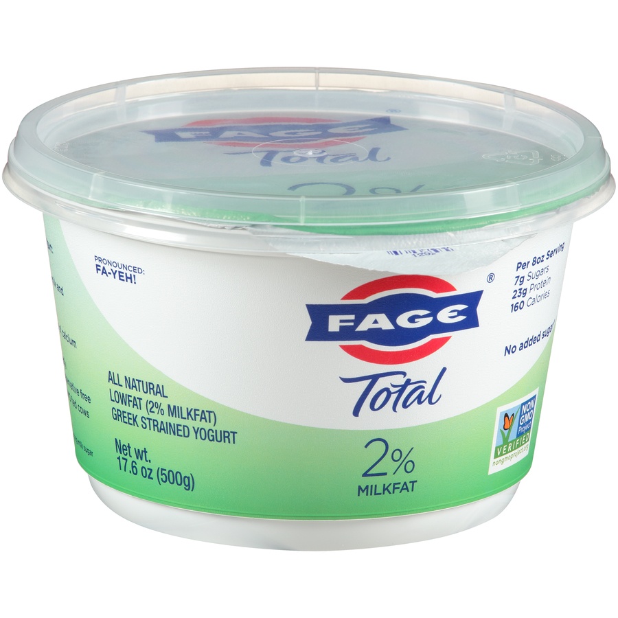 slide 3 of 8, Fage Low-Fat Plain Greek Yogurt, 