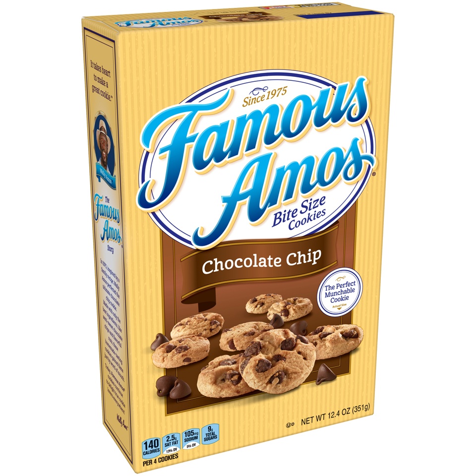 slide 2 of 7, Famous Amos Chocolate Chip Cookies, 12.4 oz
