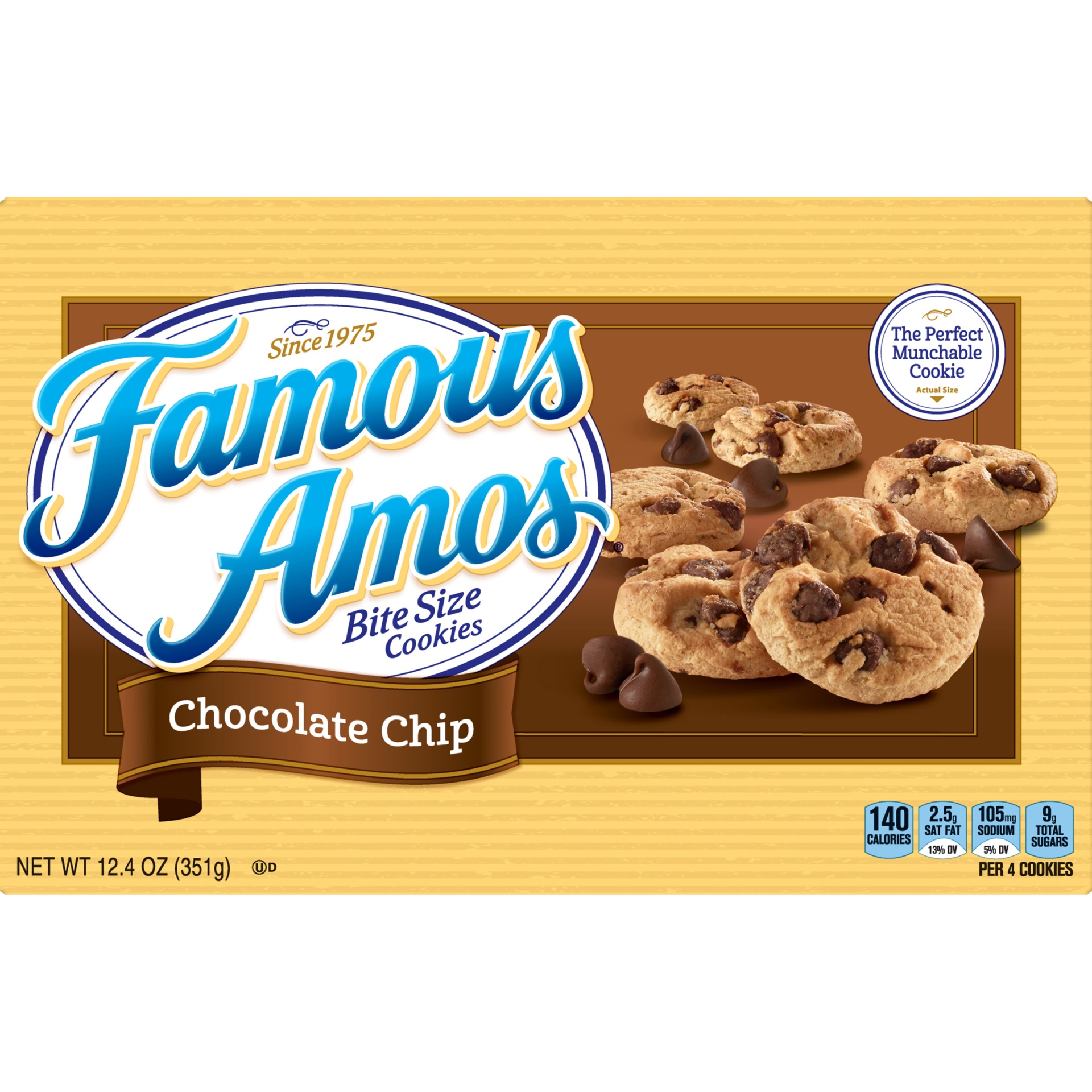 slide 5 of 7, Famous Amos Chocolate Chip Cookies, 12.4 oz