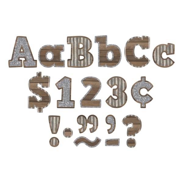 slide 1 of 1, Teacher Created Resources Bold Block Letter Accents, 4'', Home Sweet Classroom, Pack Of 230 Pieces, 230 ct