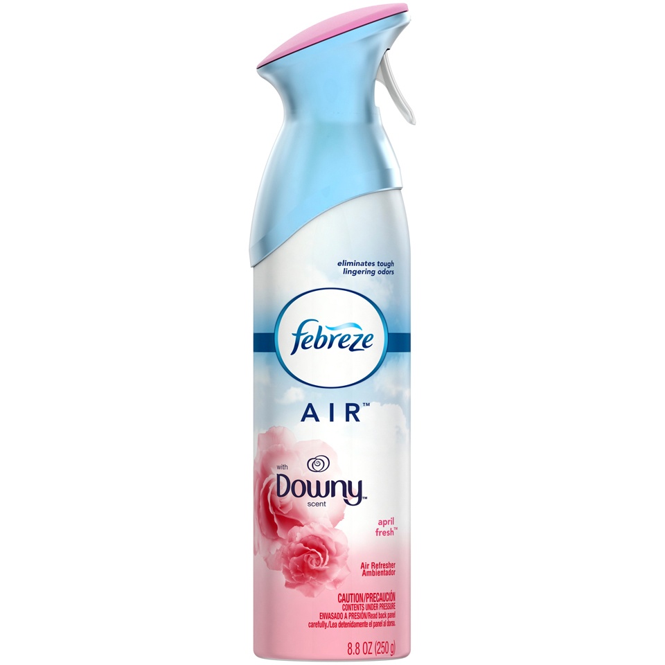 slide 2 of 3, Febreze Odor-Eliminating Air Freshener, Whole House - Downy April Fresh Scent - 8.8 fl oz, 8.8 oz