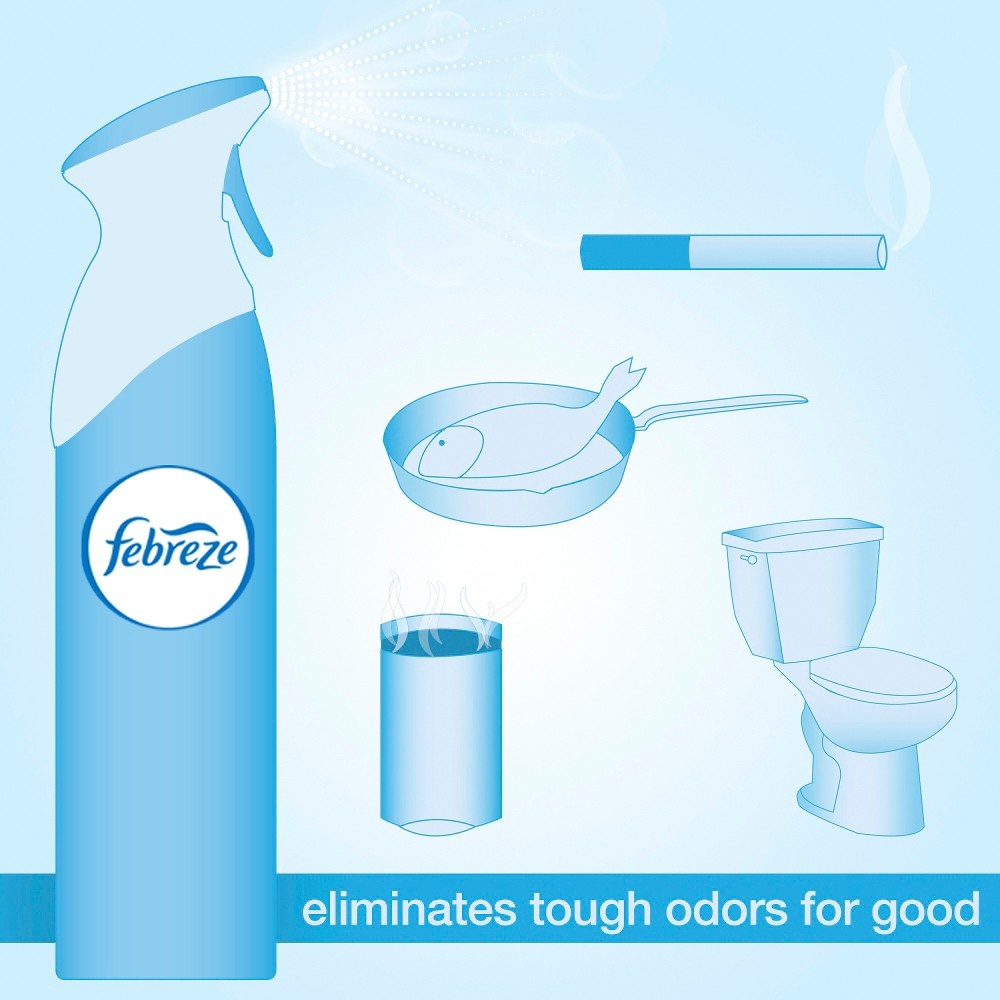 slide 8 of 9, Febreze Odor-Eliminating Air Freshener, with Gain Scent, Original Scent, Pack of 2, 8.8 fl oz each, 