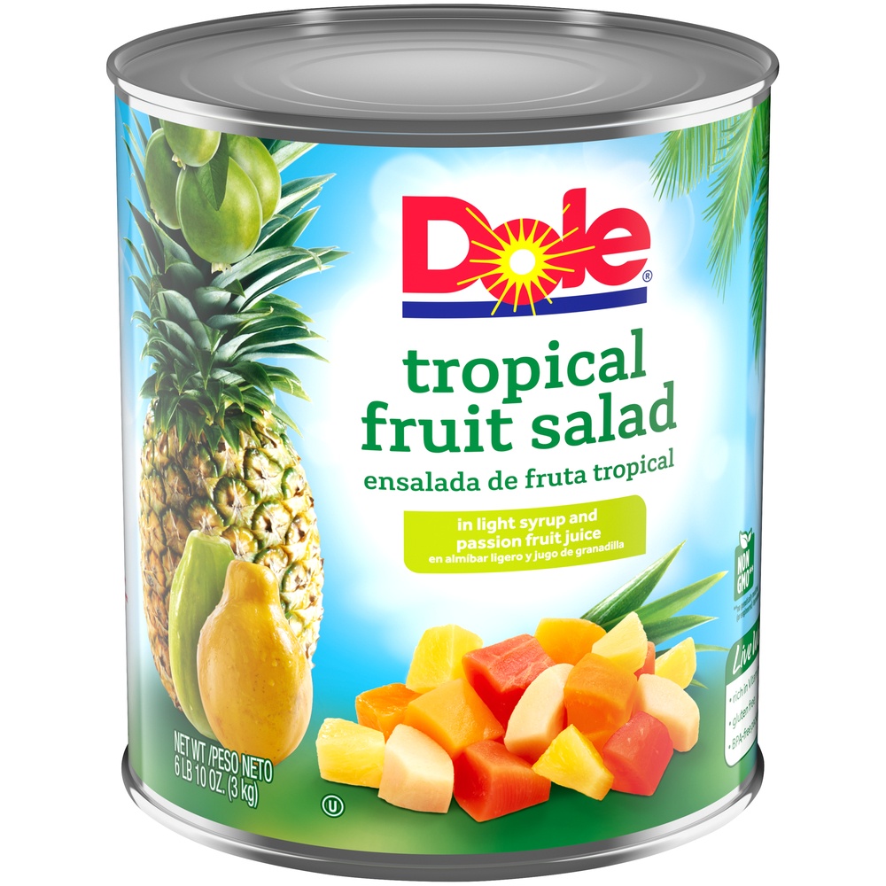 slide 2 of 8, Dole Fruit Salad, Tropical, 106 oz