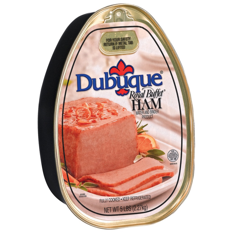 slide 3 of 3, DUBUQUE Royal Buffet Canned Ham 5 lb., 80 oz