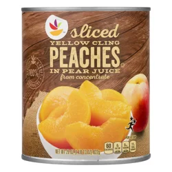 Giant Sliced Yellow Cling Peaches in Juice