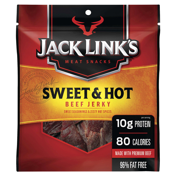 slide 1 of 1, Jack Link's Sweet & Hot Beef Jerky, 2.85 oz