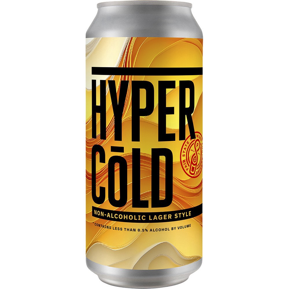 slide 1 of 1, Fair State N/a Hyper Cold Lager, 4 ct; 16 oz