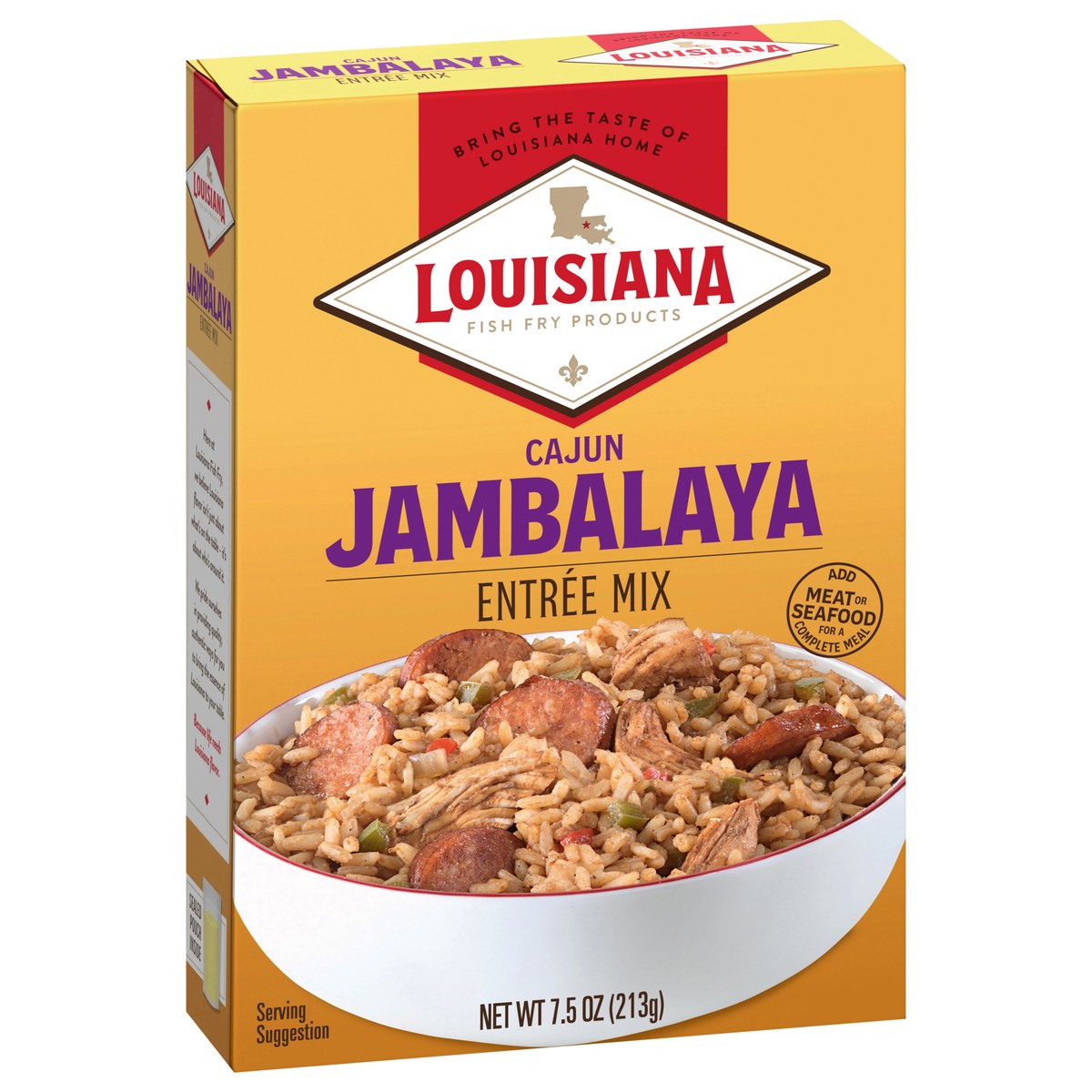 slide 12 of 13, Louisiana Fish Fry Products Cajun Jambalaya Entree Mix 7.5 oz, 7.5 oz