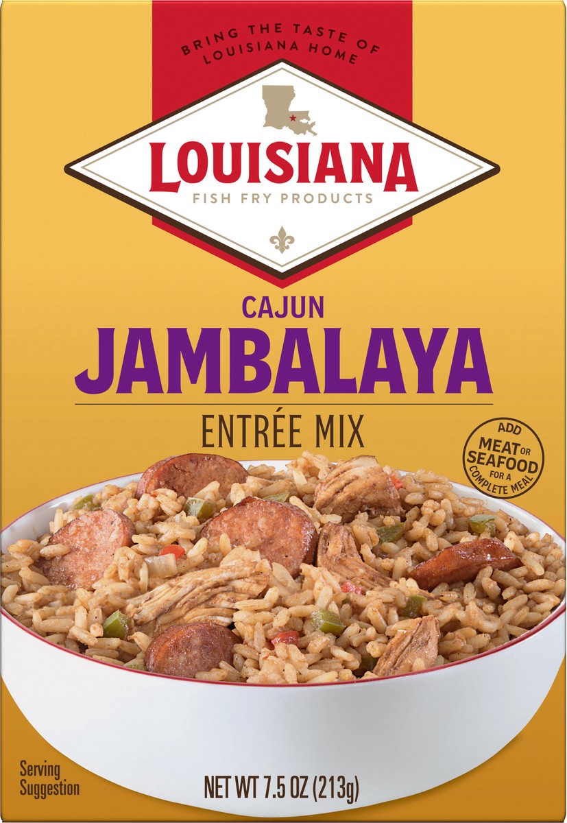 slide 7 of 13, Louisiana Fish Fry Products Cajun Jambalaya Entree Mix 7.5 oz, 7.5 oz