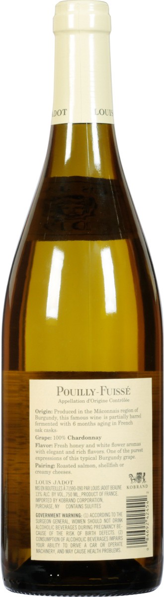 slide 3 of 11, Louis Jadot Pouilly-Fuisse 750 ml, 750 ml