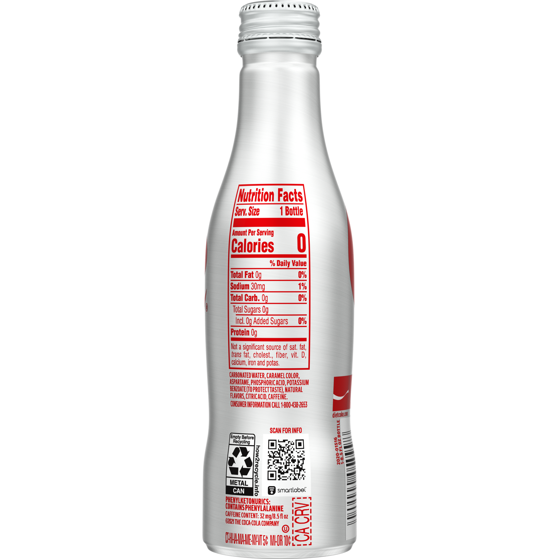 slide 3 of 5, Diet Coke Soda Soft Drink, 8.5 fl oz, 8.5 fl oz