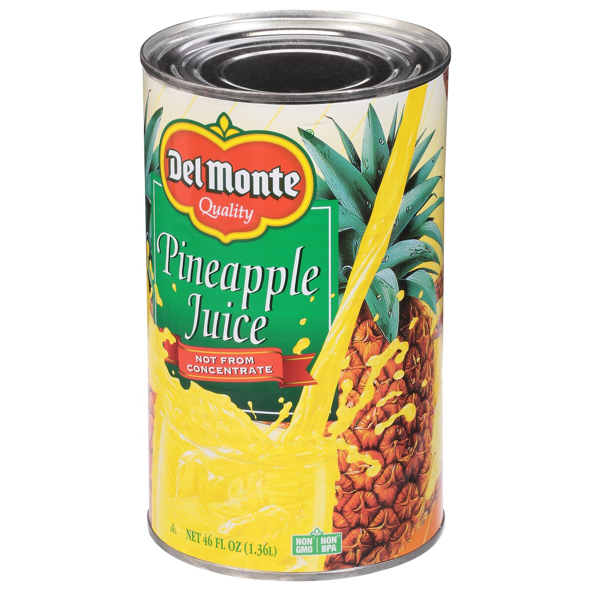 slide 7 of 11, Del Monte Pineapple Juice, 46 oz