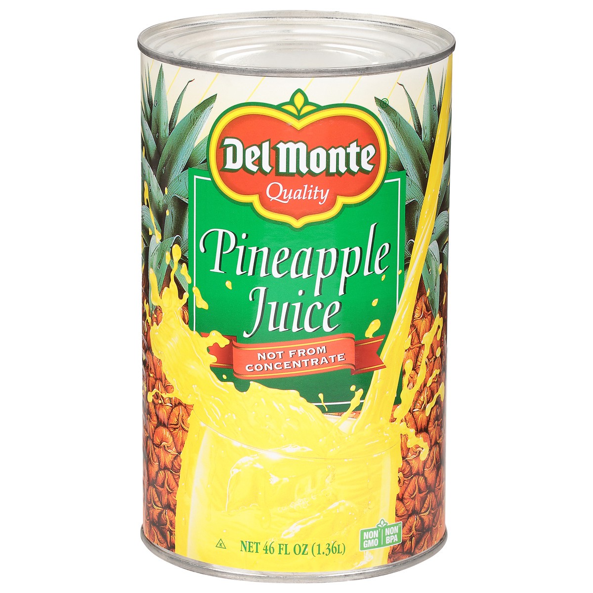 slide 1 of 11, Del Monte Pineapple Juice, 46 oz