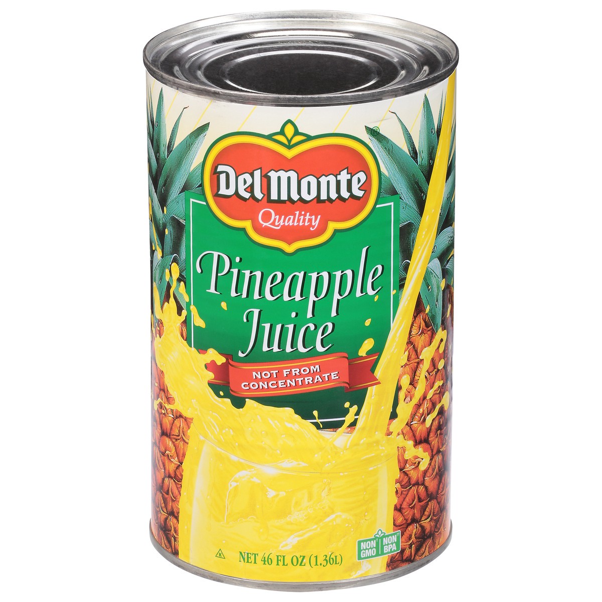 slide 10 of 11, Del Monte Pineapple Juice, 46 oz