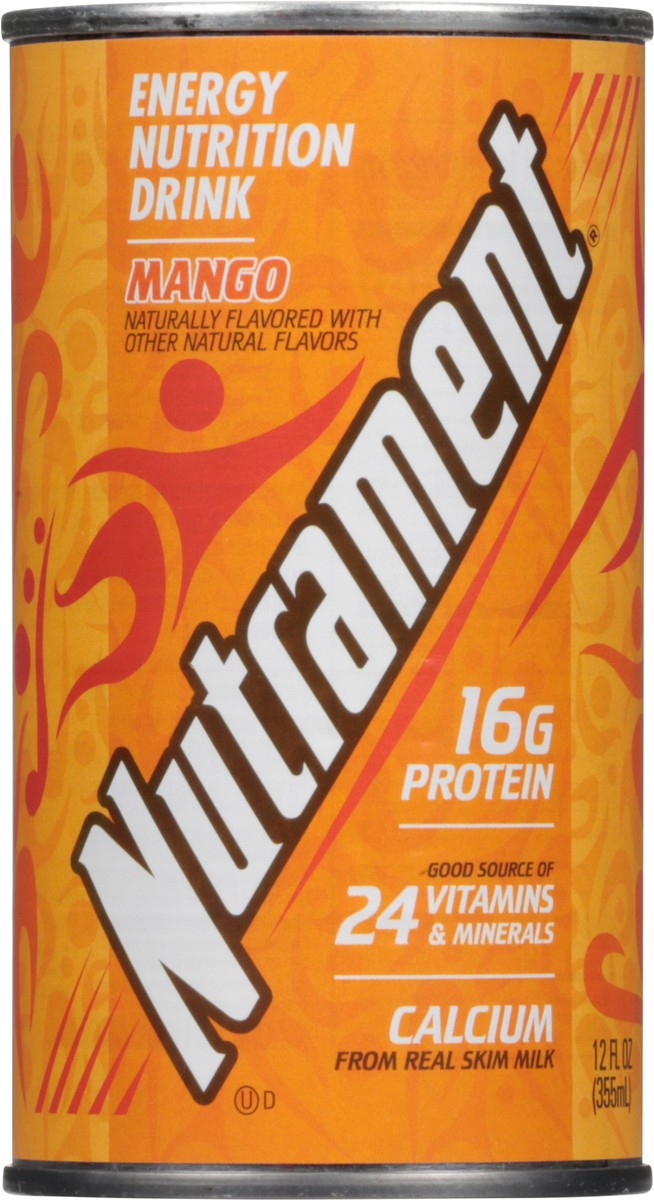 slide 6 of 14, Nutrament Mango Energy Nutrition Drink 12 fl oz, 12 fl oz