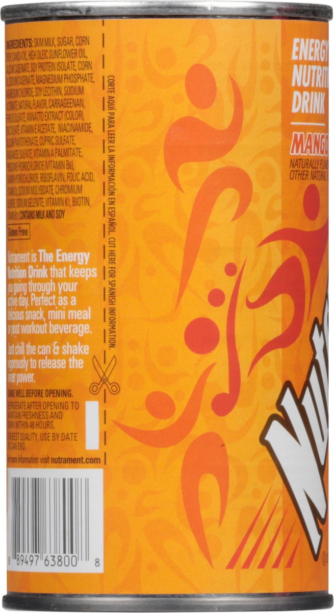 slide 8 of 14, Nutrament Mango Energy Nutrition Drink 12 fl oz, 12 fl oz