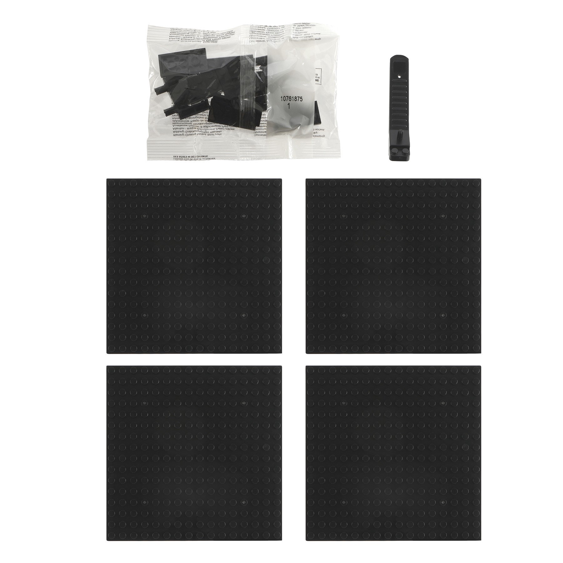 slide 3 of 6, 10" X 10" Flower Field Pixelated Brick Art Kit By Make Market, 10 in x 10 in