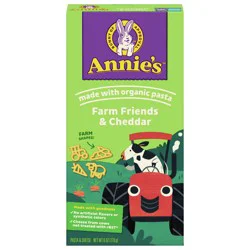 Annie's Farm Friends and Cheddar, Made with Real Cheese and Organic Pasta, 6 oz