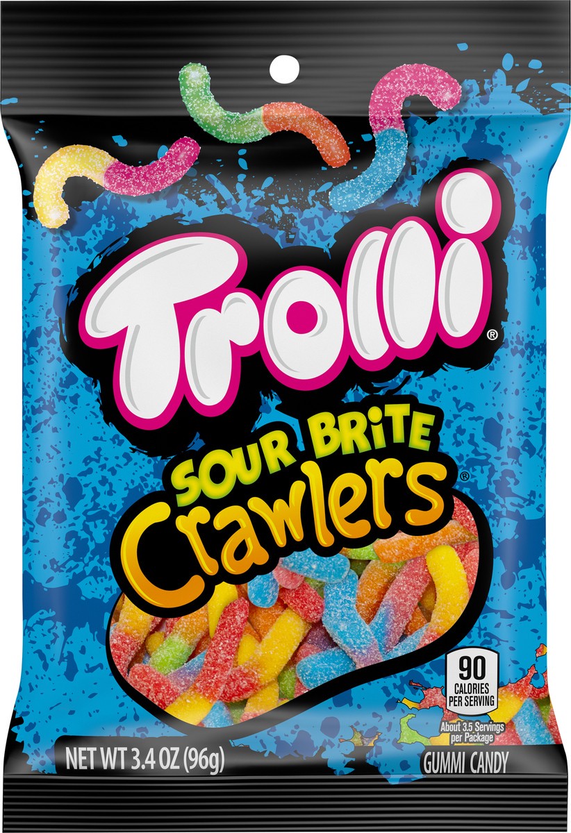 slide 7 of 9, Trolli Crawlers Sour Brite Gummi Candy - 3.4 oz, 3.4 oz