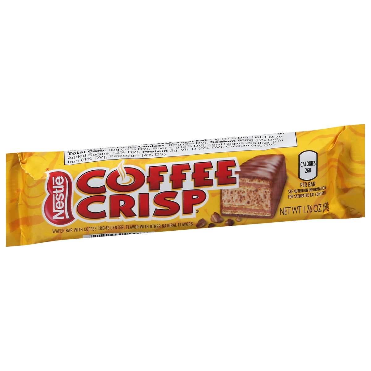 slide 9 of 9, Coffee Crisp Wafer Bar with Coffee Creme Center 1.76 oz, 1.76 oz