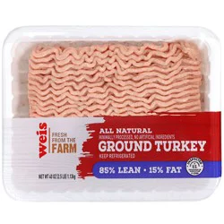 Weis Fresh From The Farm Fresh Ground Turkey