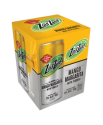 Zing Zang Amazing Mango Margarita with Tequila, Alcoholic Ready-to-Drink Canned Cocktails, 12 Fl Oz Can (Pack of 4)