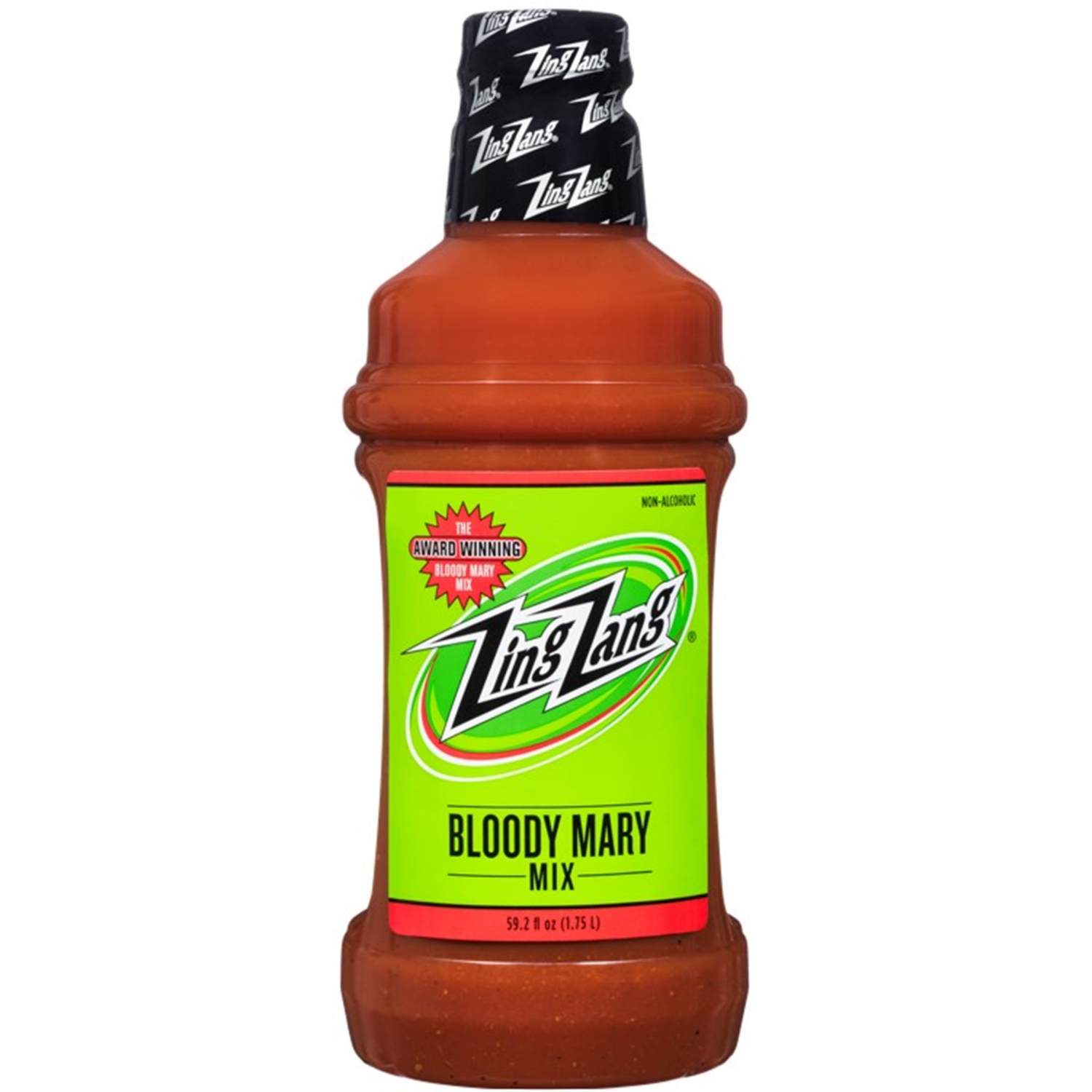 slide 1 of 4, Zing Zang Bloody Mary Mix, Non-Alcoholic Cocktail Mixer, 1.75L Bottle, 1.75 liter