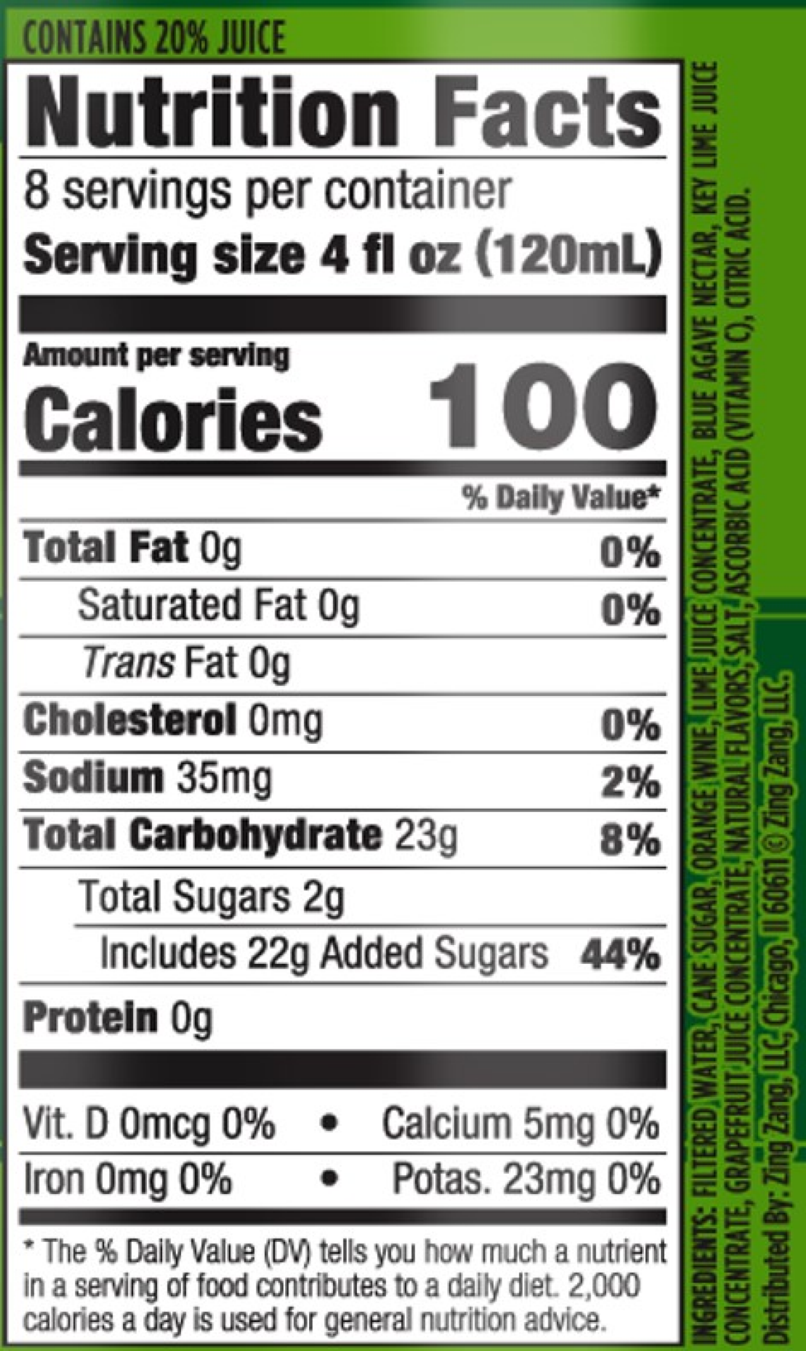 slide 2 of 3, Zing Zang Amazing Classic Margarita Mix, Non-Alcoholic Cocktail Mixer, 32 Fl Oz Bottle, 32 oz