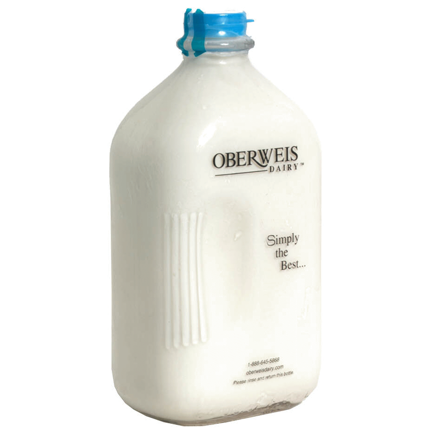 slide 1 of 1, Oberweis Dairy Whole Milk, 64 fl oz