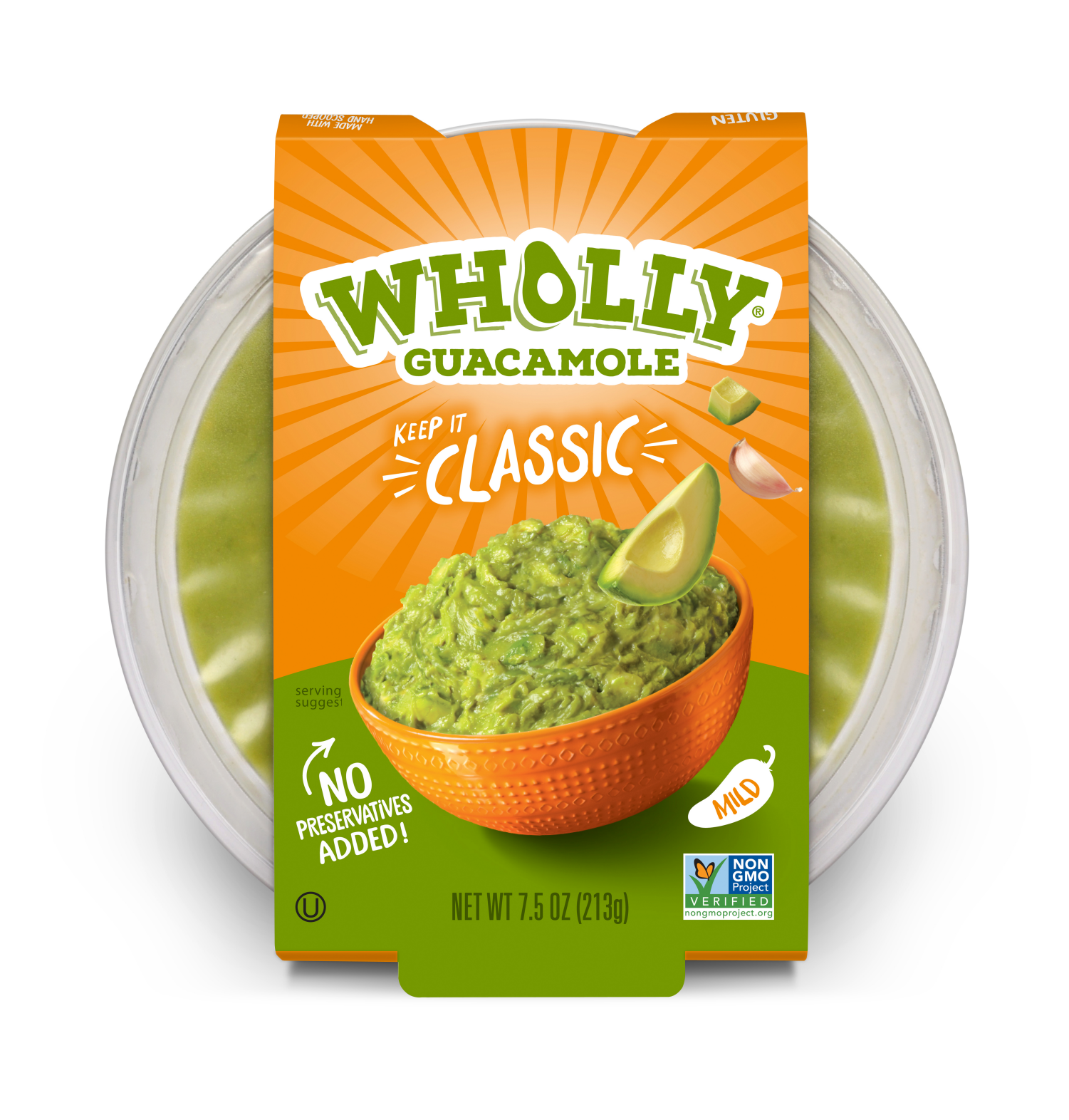 slide 1 of 2, Wholly Guacamole Mild Guacamole 7.5 oz, 7.5 oz