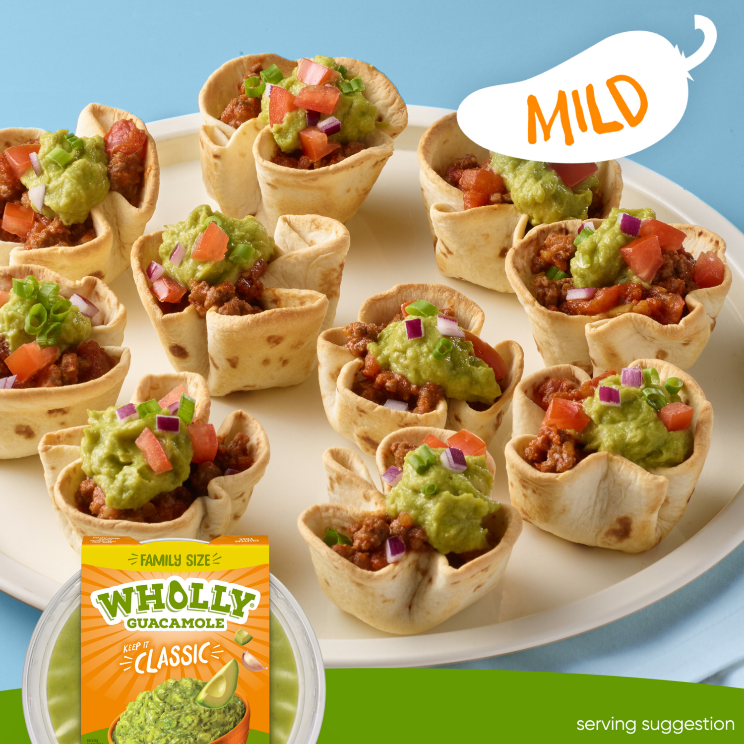 slide 3 of 6, Wholly Guacamole Family Size Mild Classic Guacamole 15 oz, 15 oz