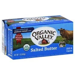 Organic Valley Butter 1 lb